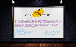 Postkarten-Design von  Andy Dollinger für Gramophone | Design #2776546