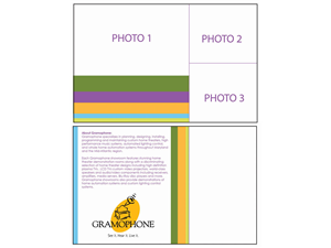 Postkarten-Design von vonettahinton1978 für Gramophone | Design #2773248