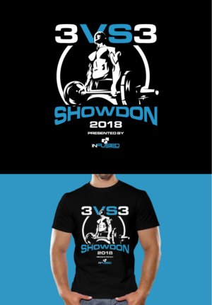 Three vs Three Showdown | T-shirt Design by pecgi