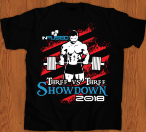 Three vs Three Showdown | T-Shirt-Design von creative gravity