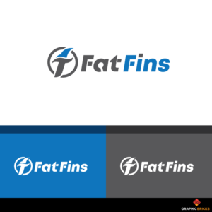 Fat Fins  | Diseño de Logo por Graphic Bricks