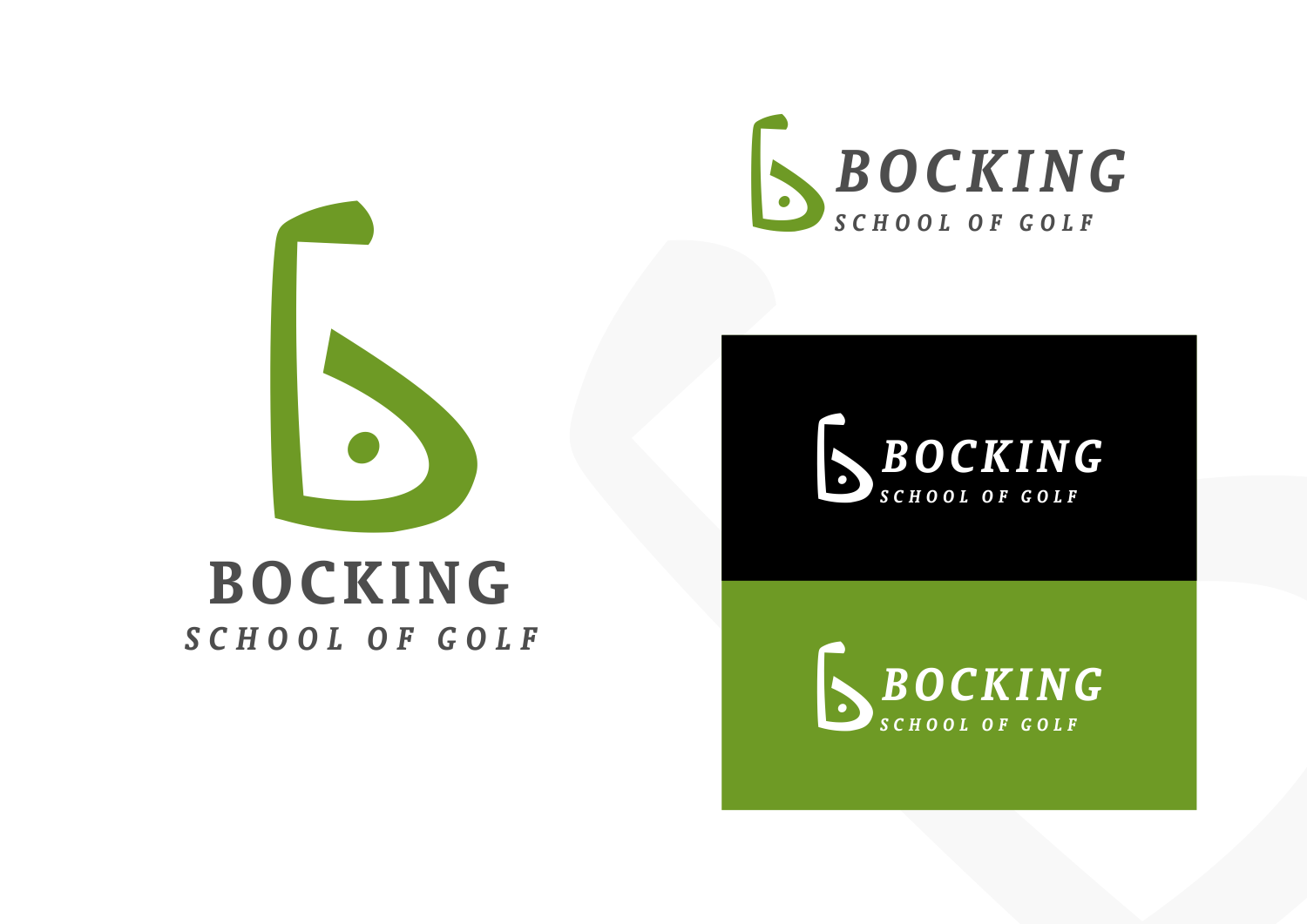 Logo Design by hippopo.designer for Bocking School of Golf | Design #18081109