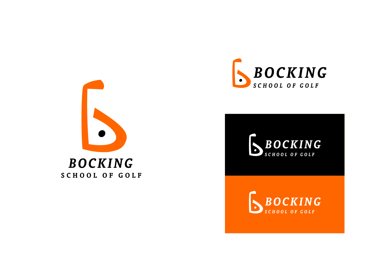 Logo Design by hippopo.designer for Bocking School of Golf | Design #18082475