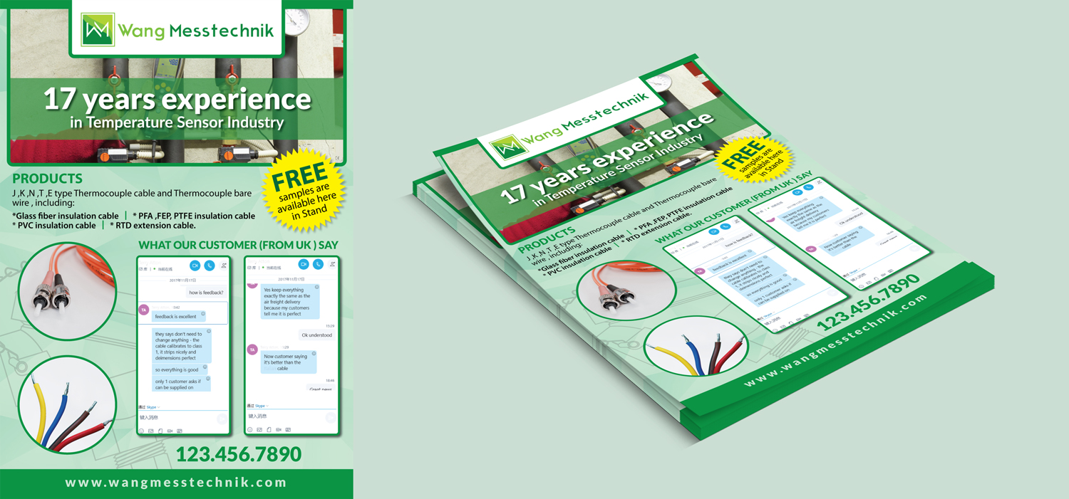 Advertisement Design by Dexter Solutions for  Wang Messtechnik  | Design #18023499