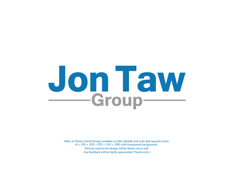 Logo Design by juie design for Jon Taw Group | Design #18118102