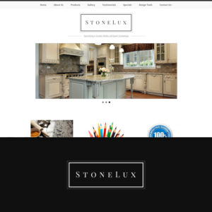 StoneLux - Quartz, Marble, Granite | Logo Design by Marianna K.