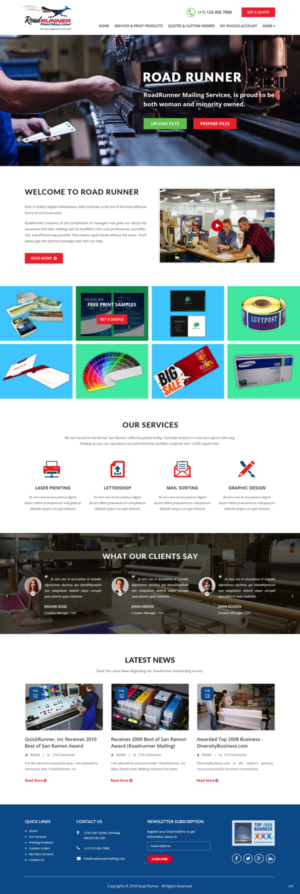 Web Design by pb for this project | Design: #18126717