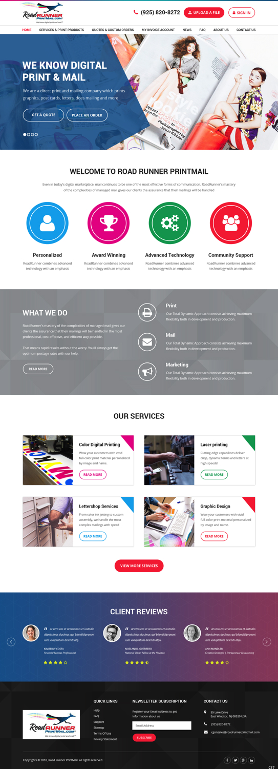 Web Design by pb for this project | Design #18126729