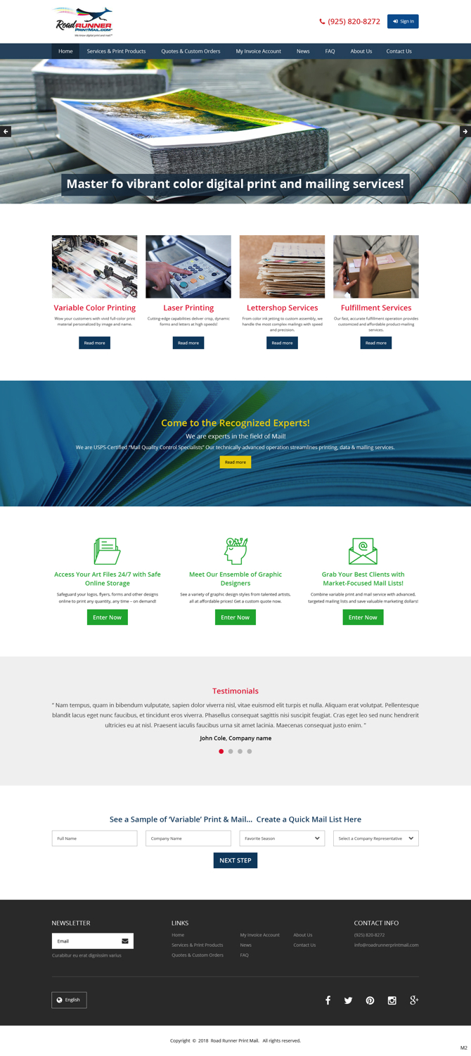 Web Design by pb for this project | Design #18126758