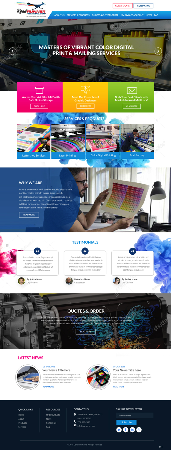 Web Design by pb for this project | Design #18126760