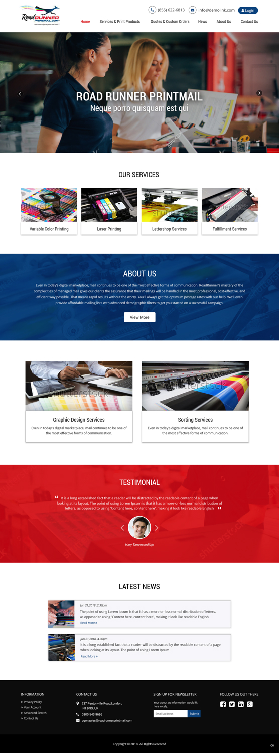 Web Design by pb for this project | Design #18137065