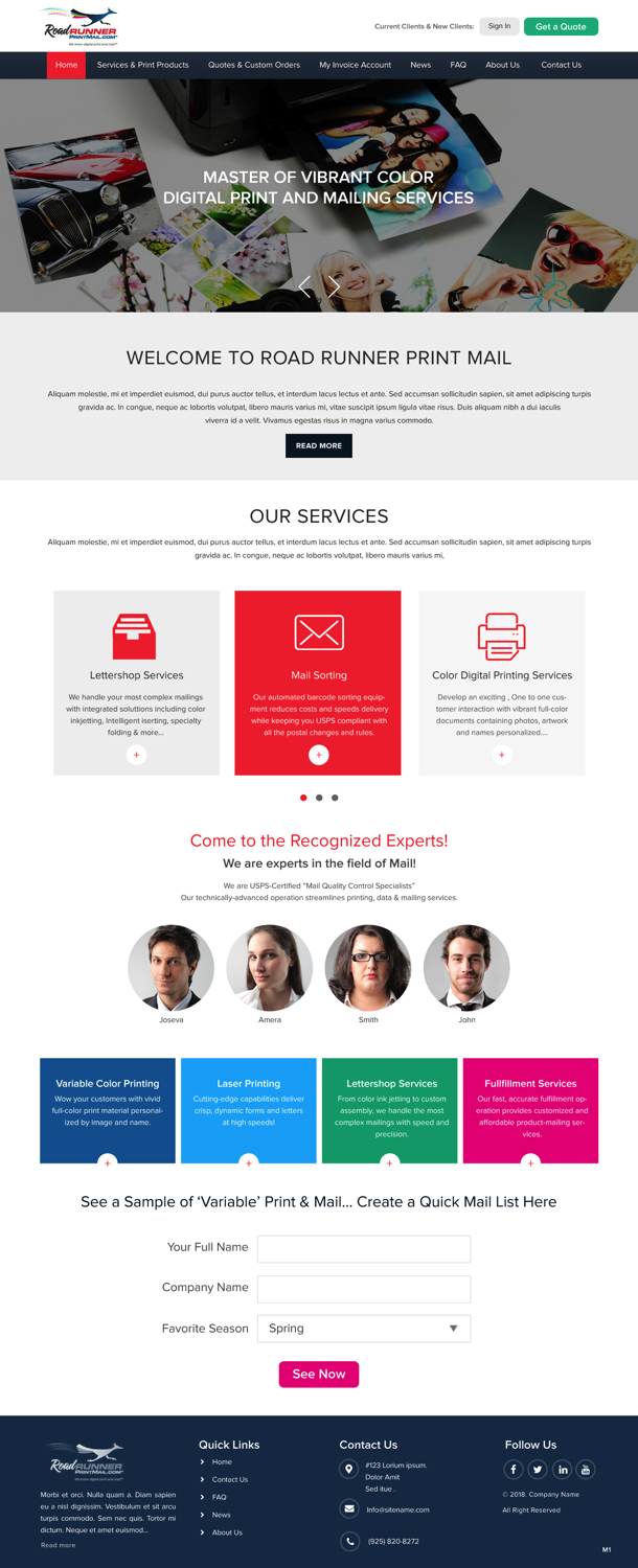 Web Design by pb for this project | Design #18137069