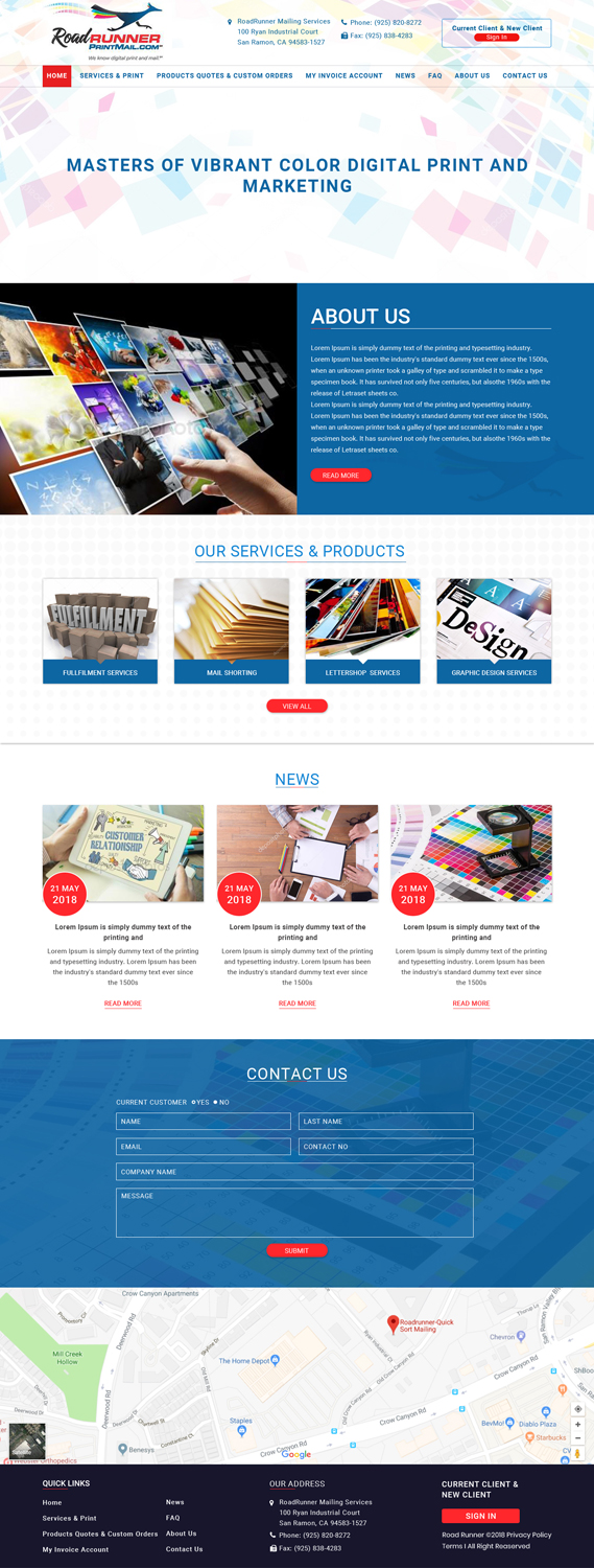 Web Design by Sujit Banerjee for this project | Design #18170472