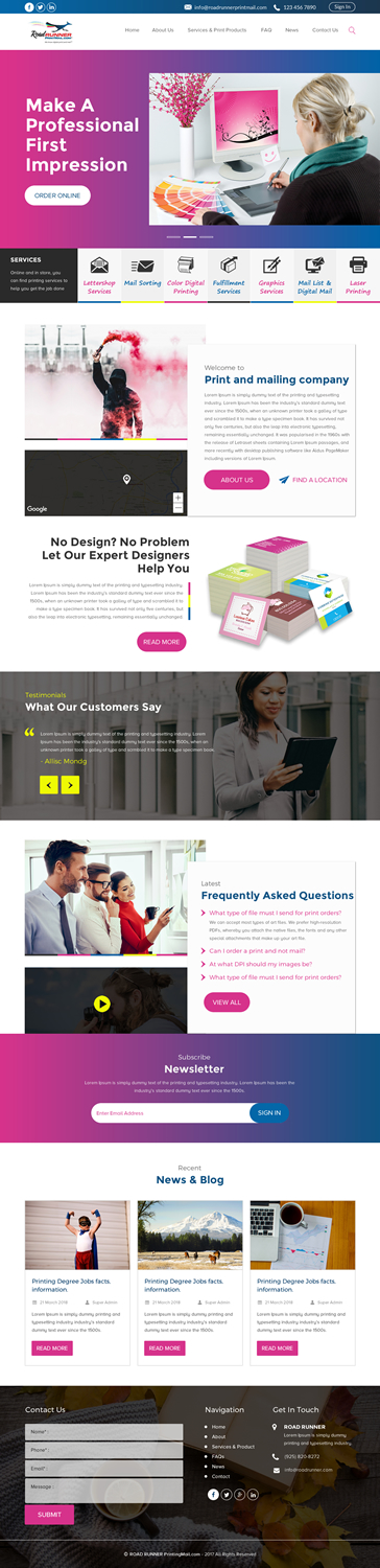 Web Design by rightway for this project | Design #18126973