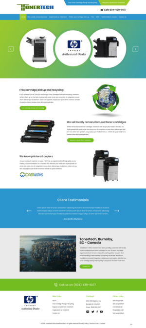 Web Design by pb for this project | Design: #18006467