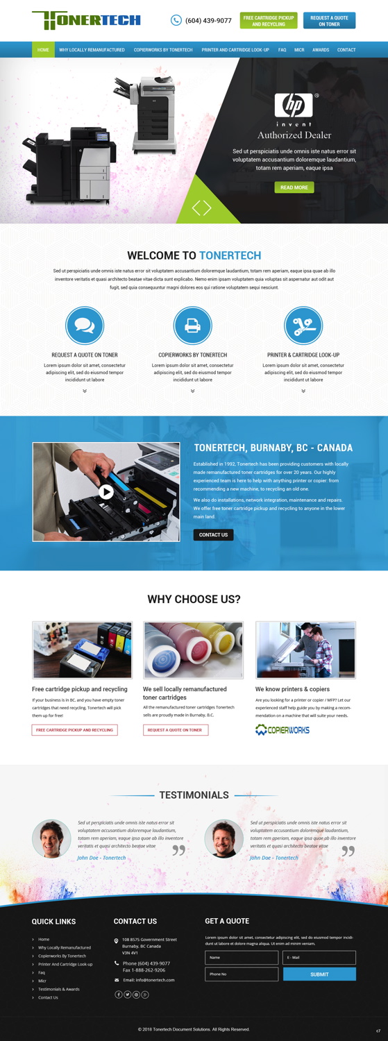 Web Design by pb for this project | Design #18006471