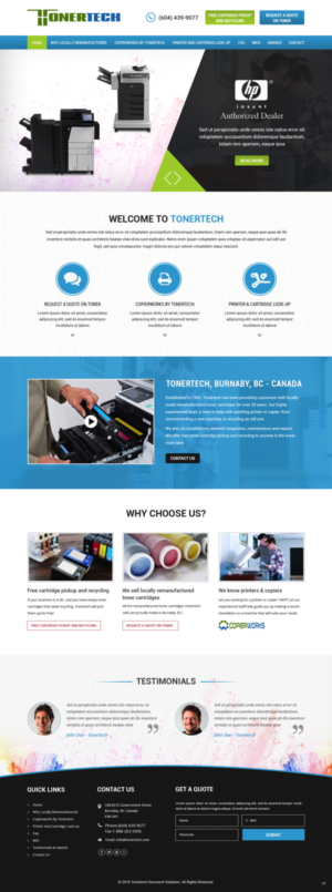 Web Design by pb for this project | Design: #18006471