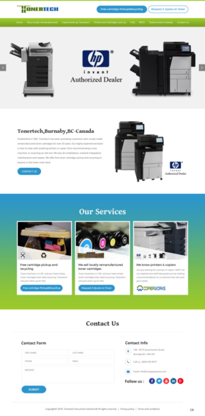 Web Design by pb for this project | Design: #18006472