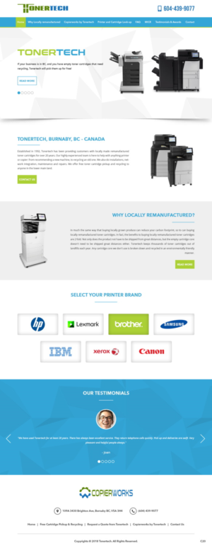Web Design by pb for this project | Design: #18006478