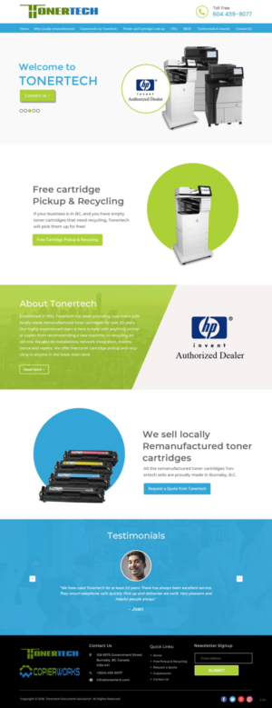 Web Design by pb for this project | Design: #18006479