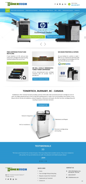 Web Design by pb for this project | Design: #18006482