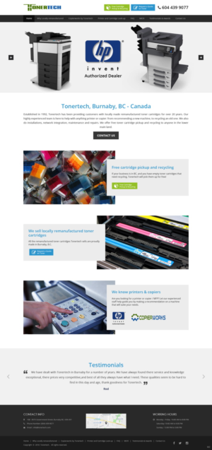Web Design by pb for this project | Design: #18006494