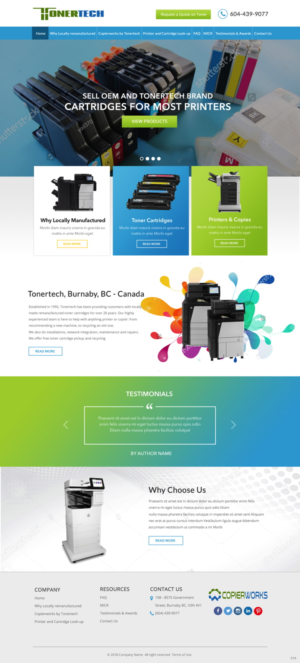 Web Design by pb for this project | Design: #18006495