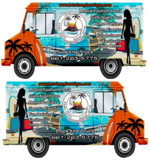 Car Wrap-Design von The Faisal für Let's Hang Boutique | Design: #18059650