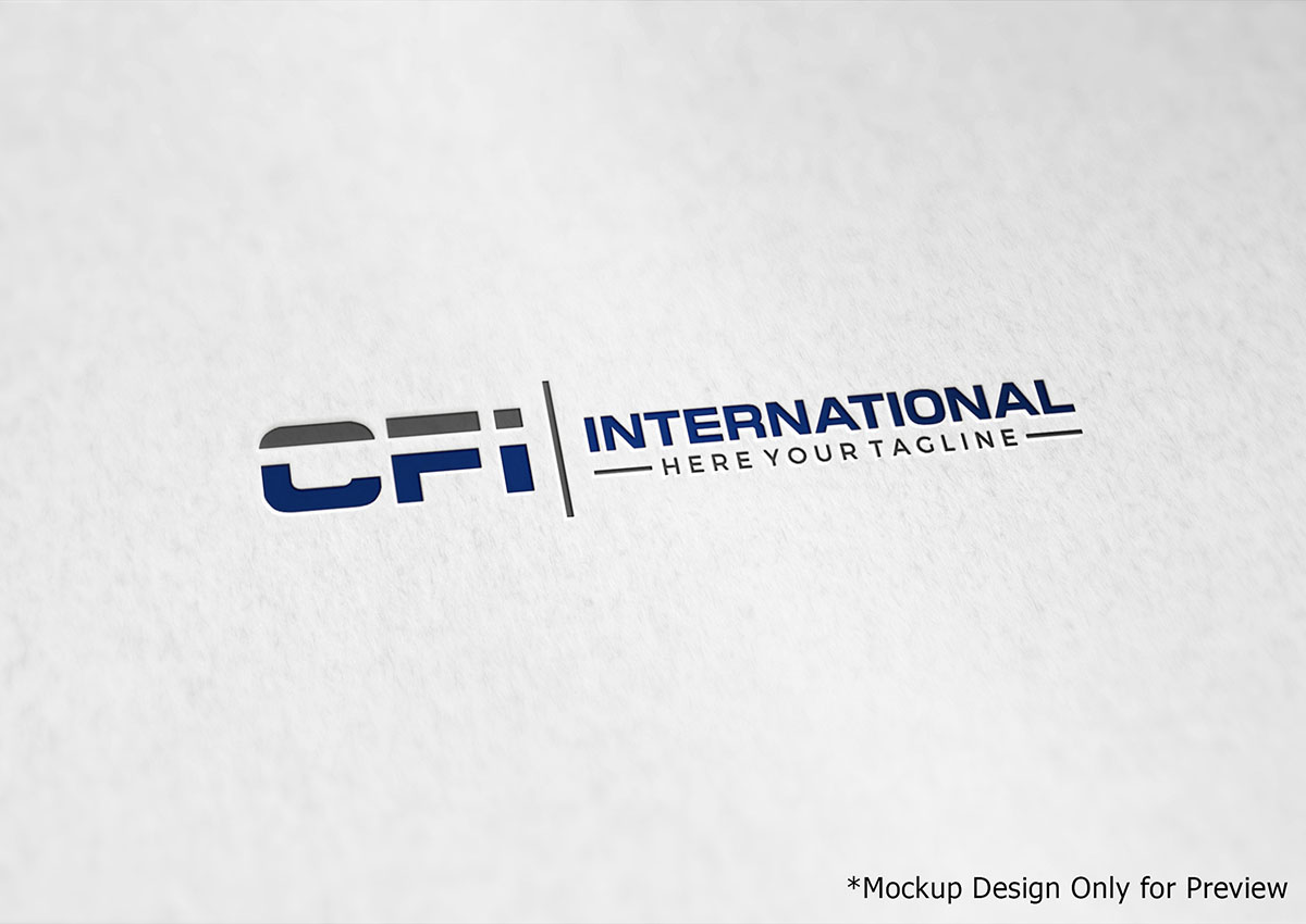 Masculine Elegant Flooring Logo Design For Cfi International By