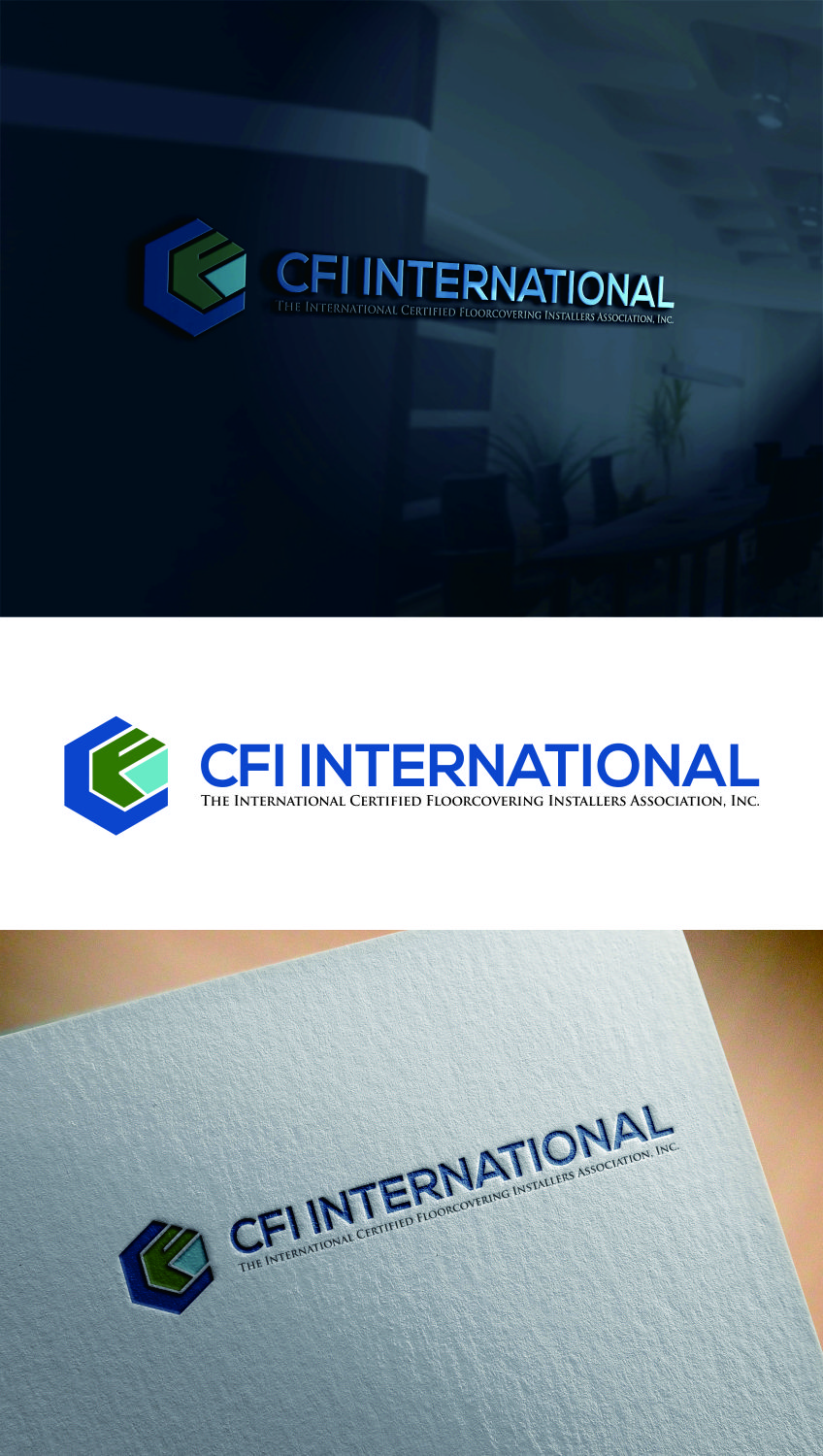 Masculine Elegant Flooring Logo Design For Cfi International By