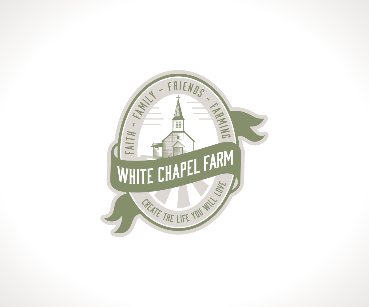 Logo Design by VGB for White Chapel Farm | Design #18082376