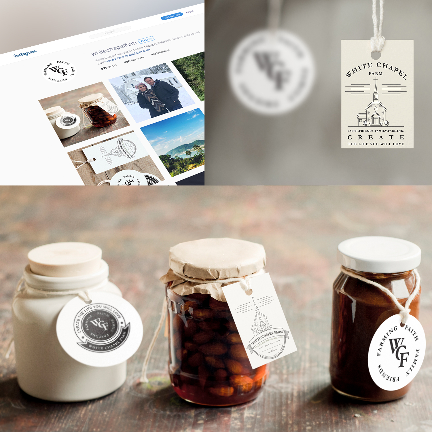 Logo Design by Marc Ray for White Chapel Farm | Design #18057502