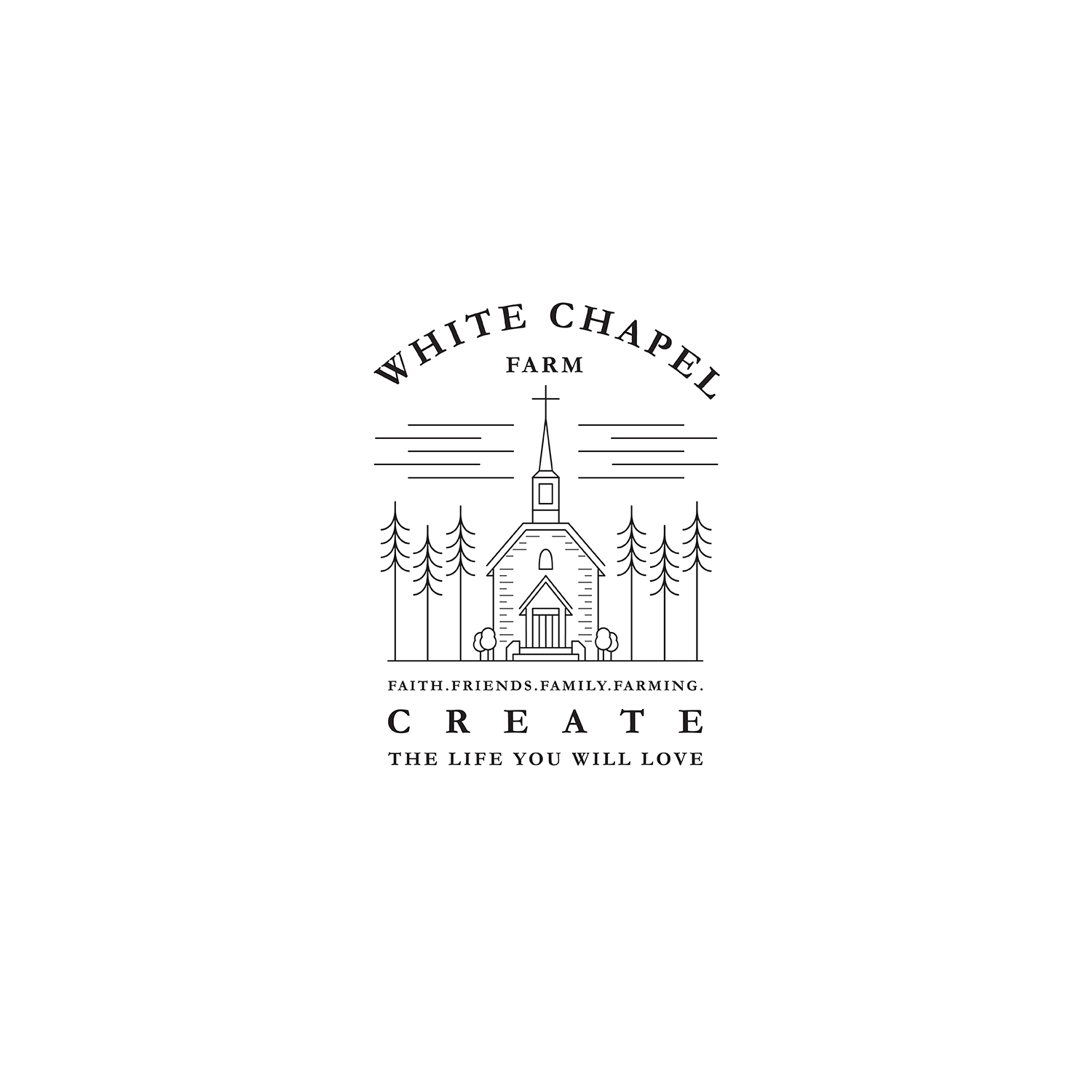 Logo Design by Marc Ray for White Chapel Farm | Design #18070591