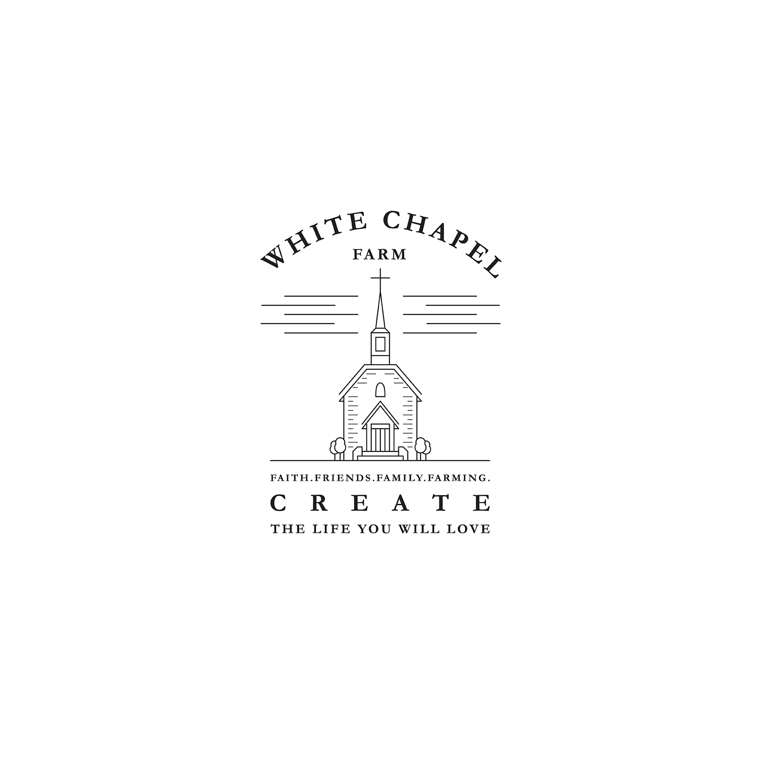 Logo-Design von Marc Ray für White Chapel Farm | Design #18070592