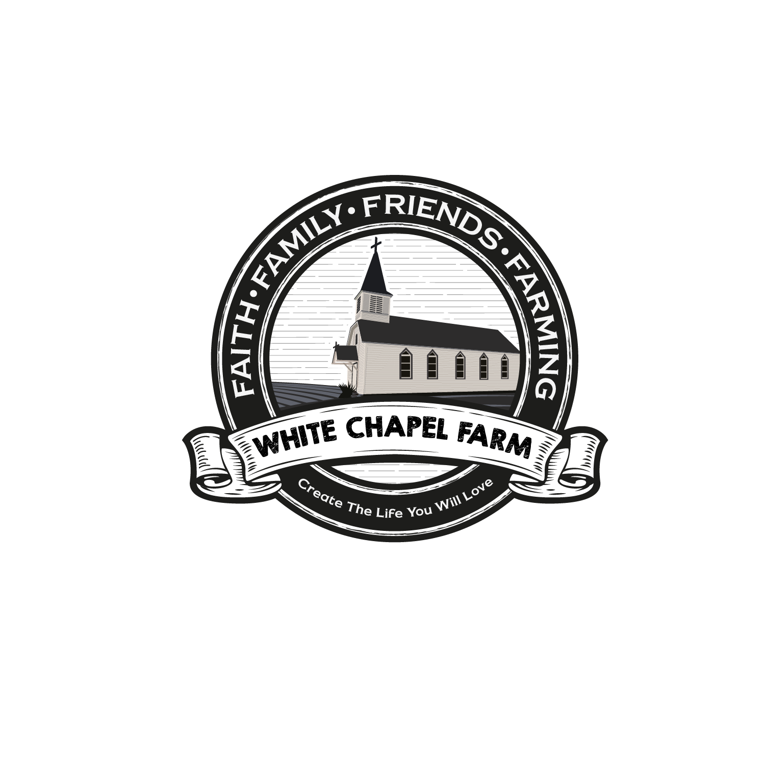 Logo Design by kinan3 for White Chapel Farm | Design #18025988