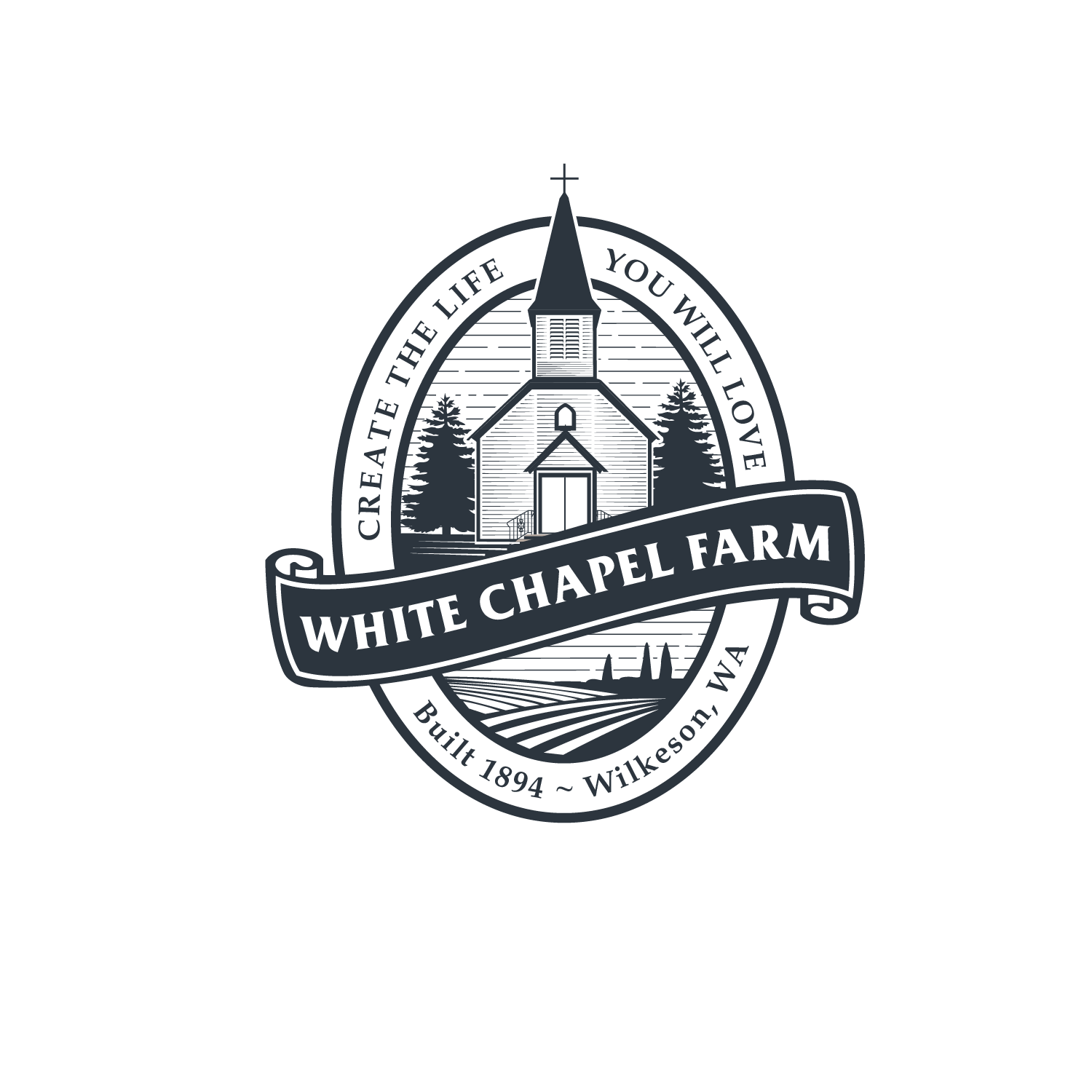 Logo Design by kinan3 for White Chapel Farm | Design #18141993