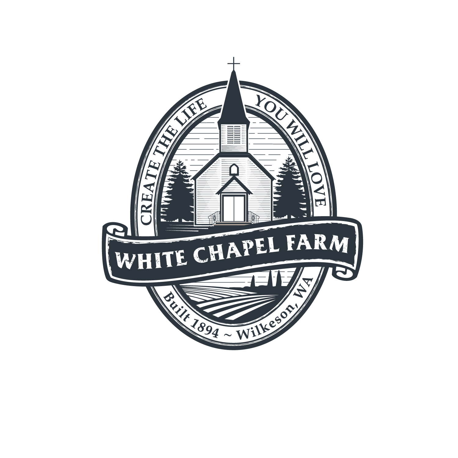 Logo Design by kinan3 for White Chapel Farm | Design #18162921
