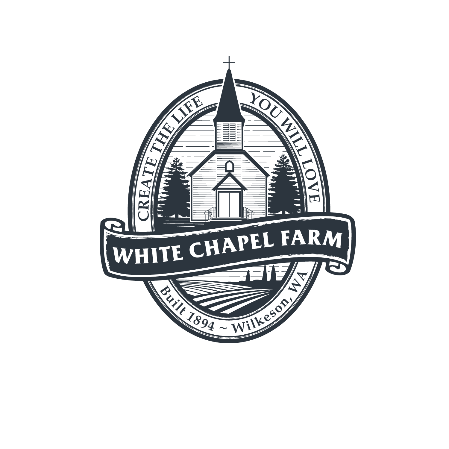 Logo Design by kinan3 for White Chapel Farm | Design #18192861
