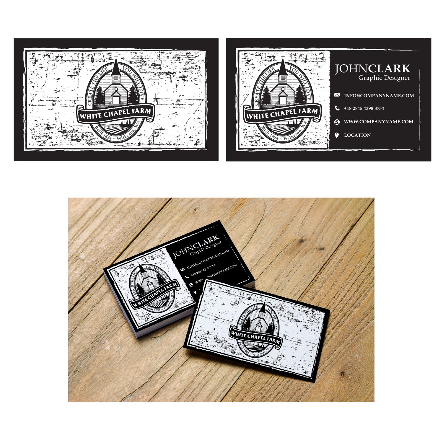 Logo Design by kinan3 for White Chapel Farm | Design #18229419