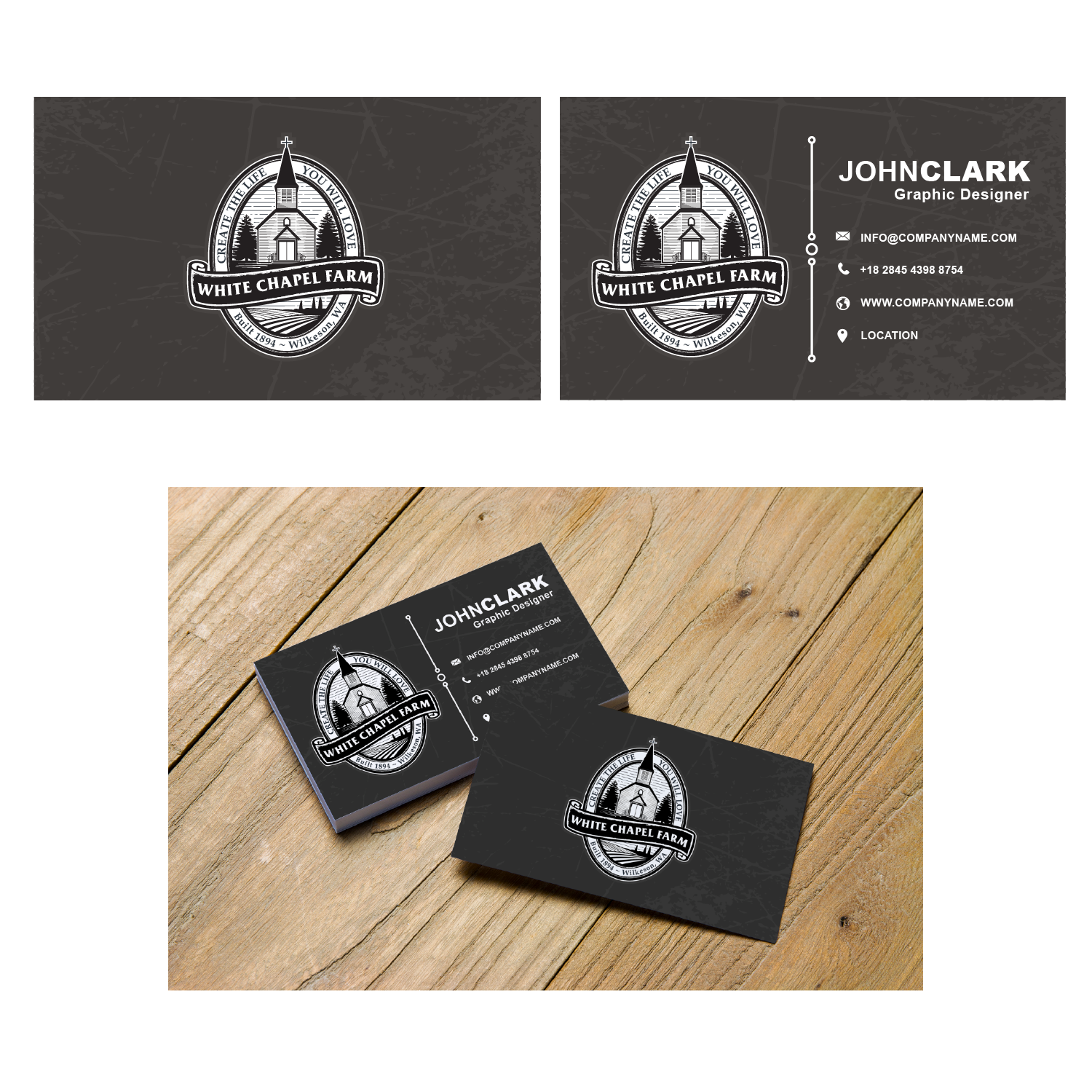 Logo Design by kinan3 for White Chapel Farm | Design #18229421