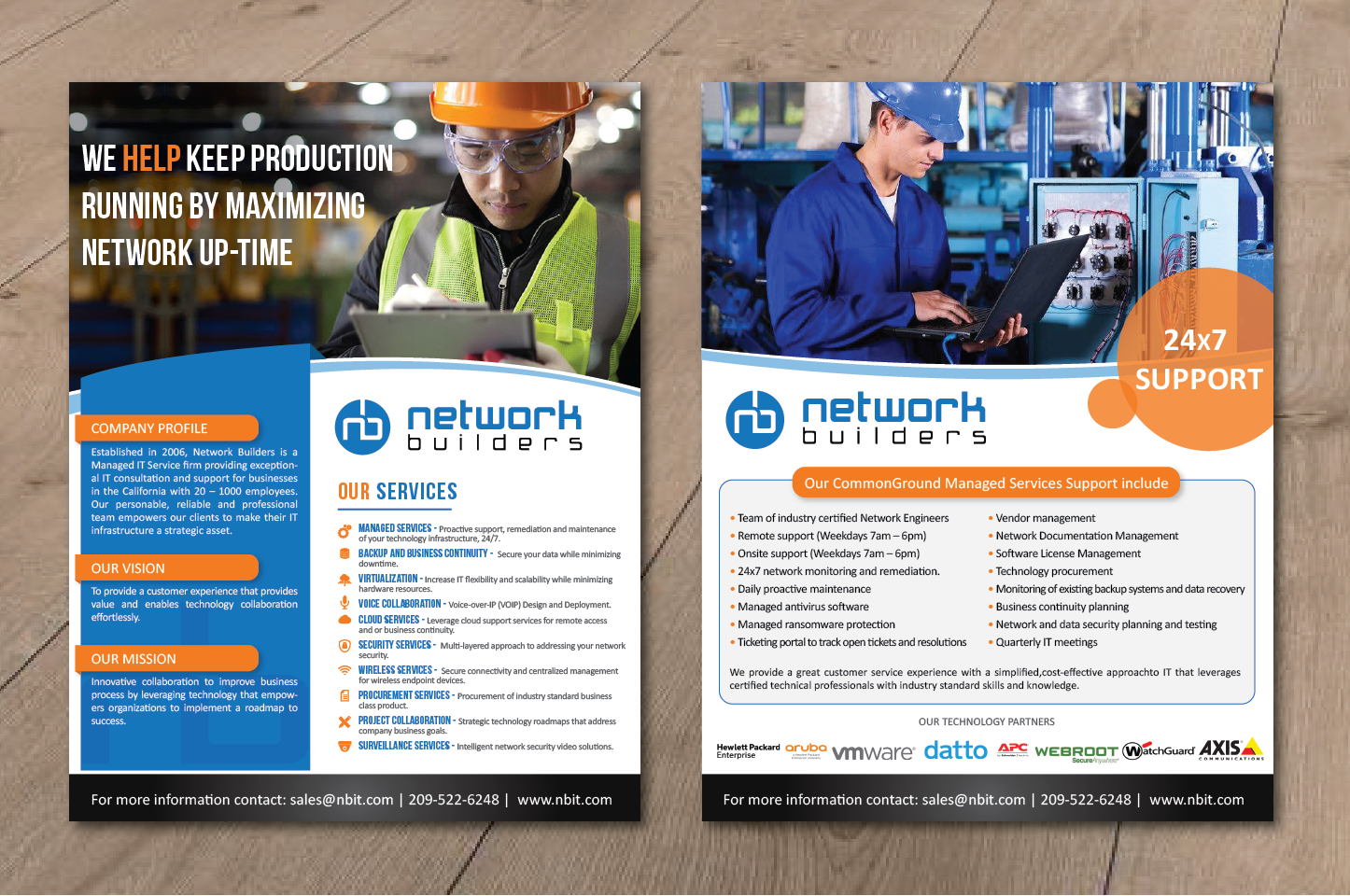 Flyer-Design von alex989 für Network Builders IT | Design #18007690