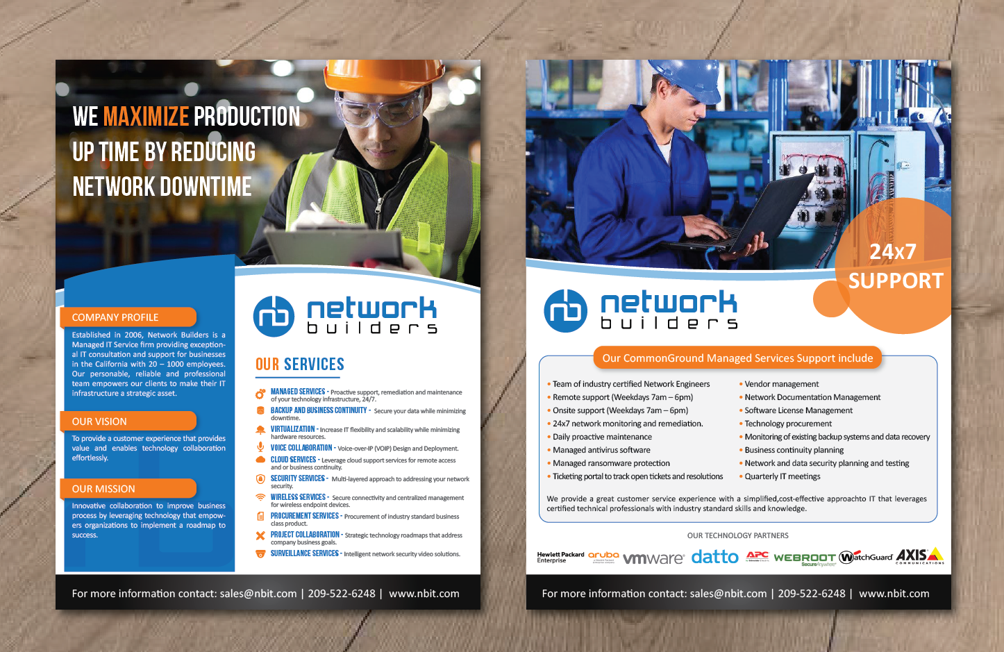 Flyer Design by alex989 for Network Builders IT | Design #18007789