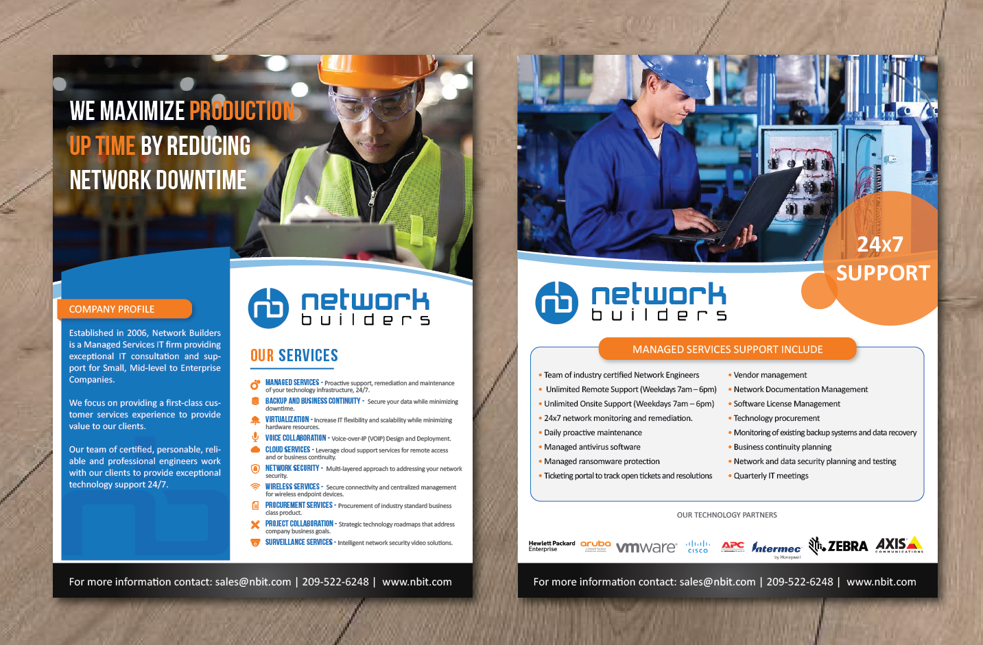 Flyer Design by alex989 for Network Builders IT | Design #18011953
