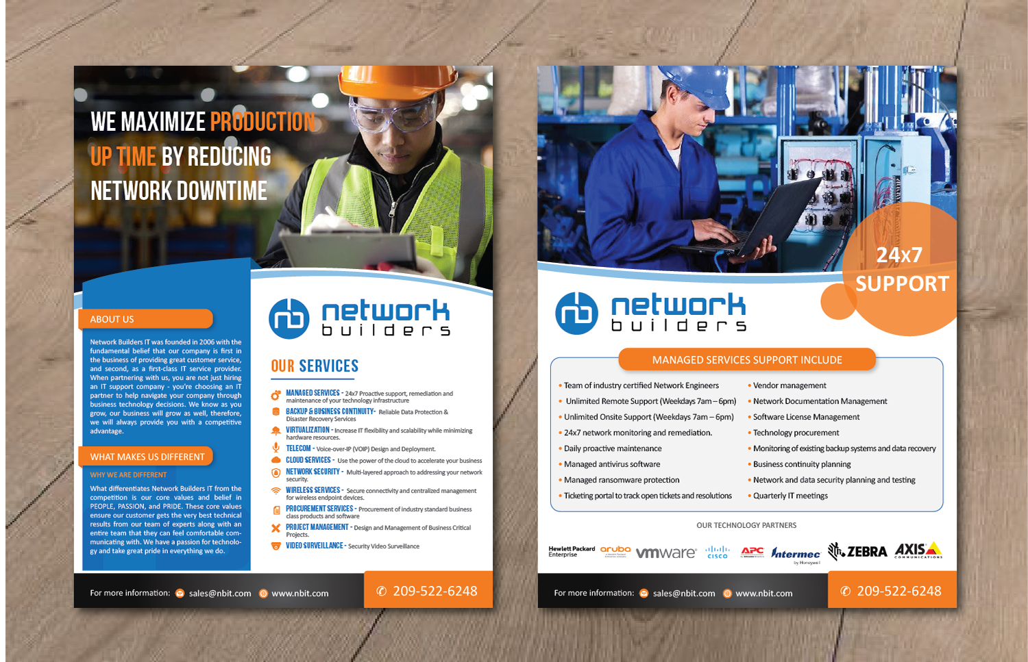 Flyer Design by alex989 for Network Builders IT | Design #18042007