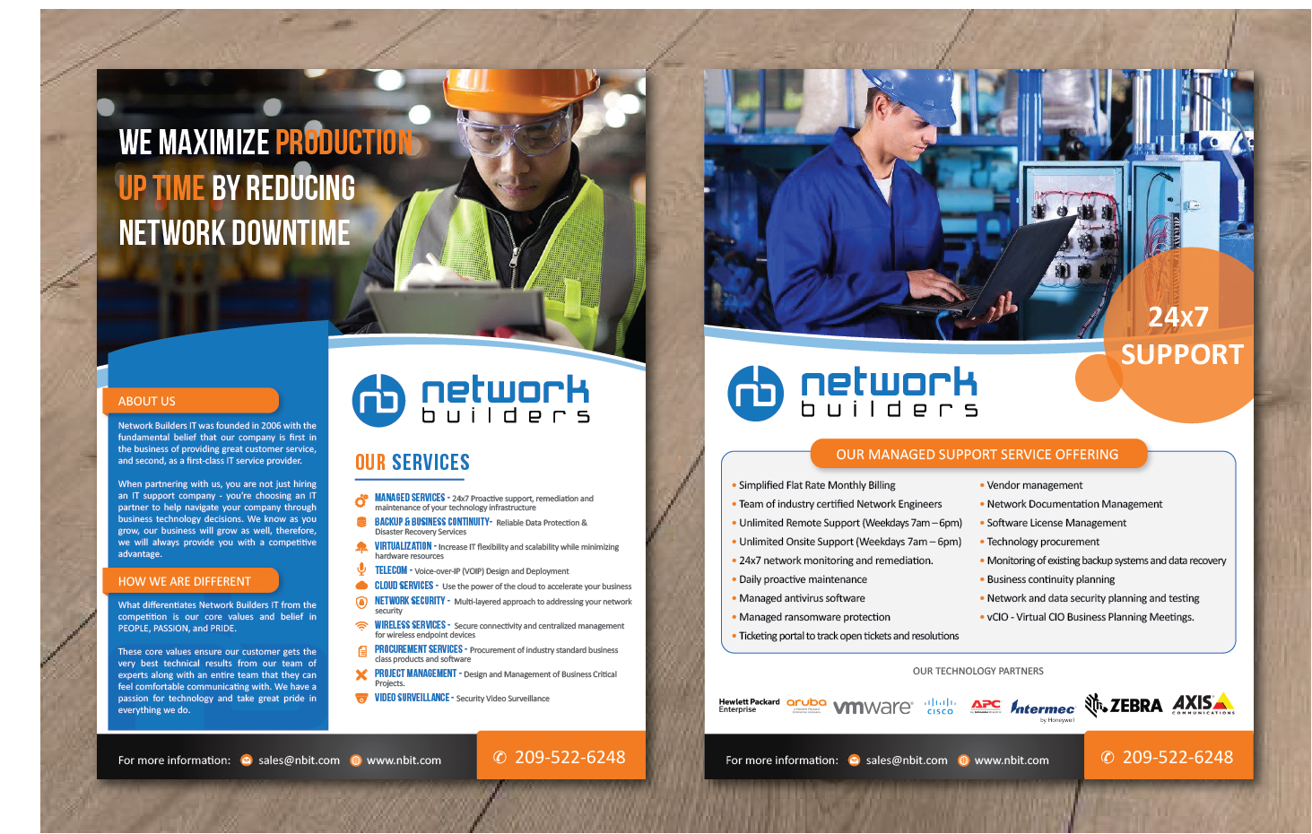 Diseño de Flyer por alex989 para Network Builders IT | Diseño #18042329