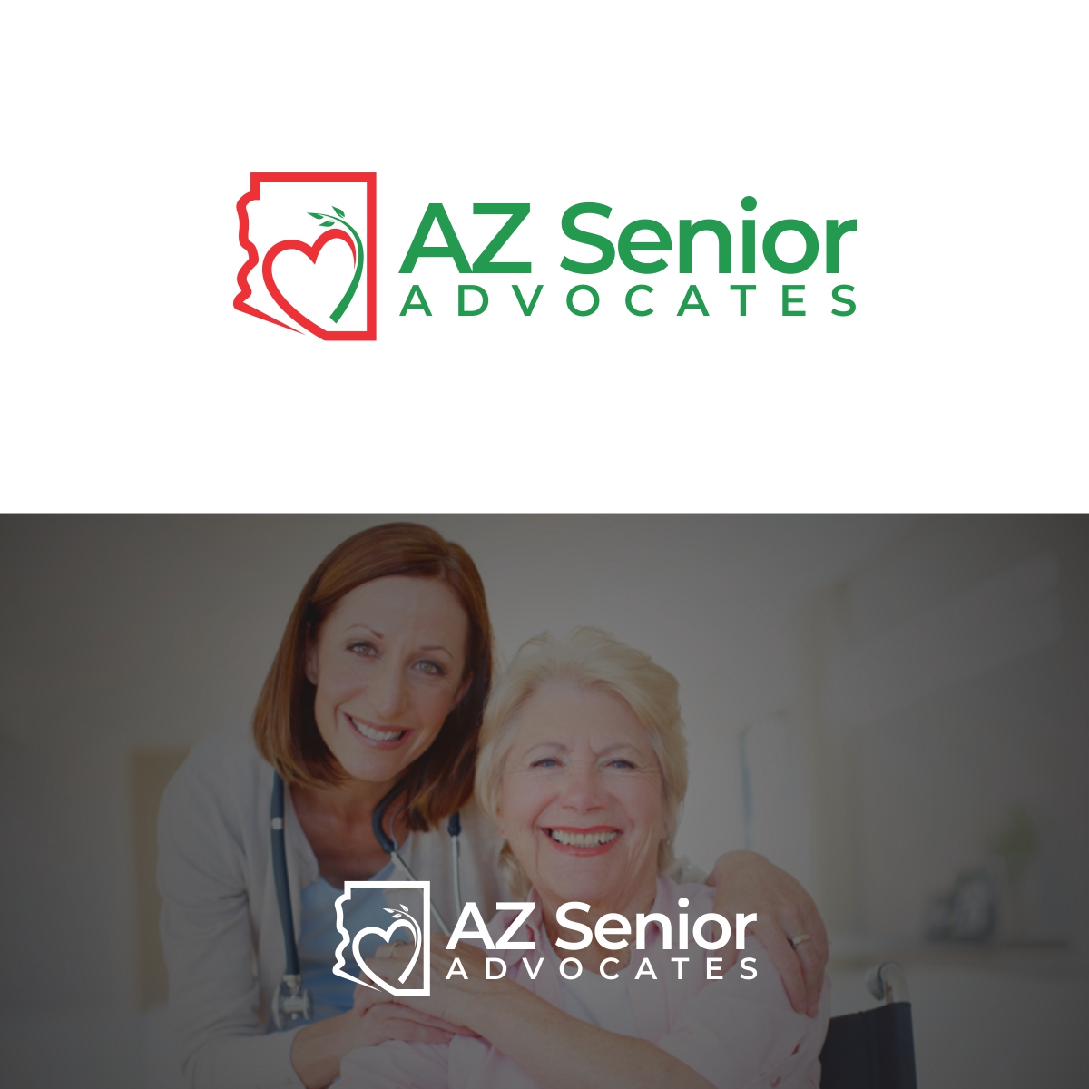 Diseño de Logo por e-graphics para AZ Senior Advocates | Diseño #18129555