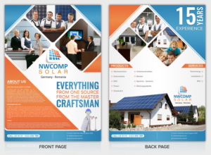 Flyer Design by SAI DESIGNS for NwComp Solar GmbH | Design: #18045222