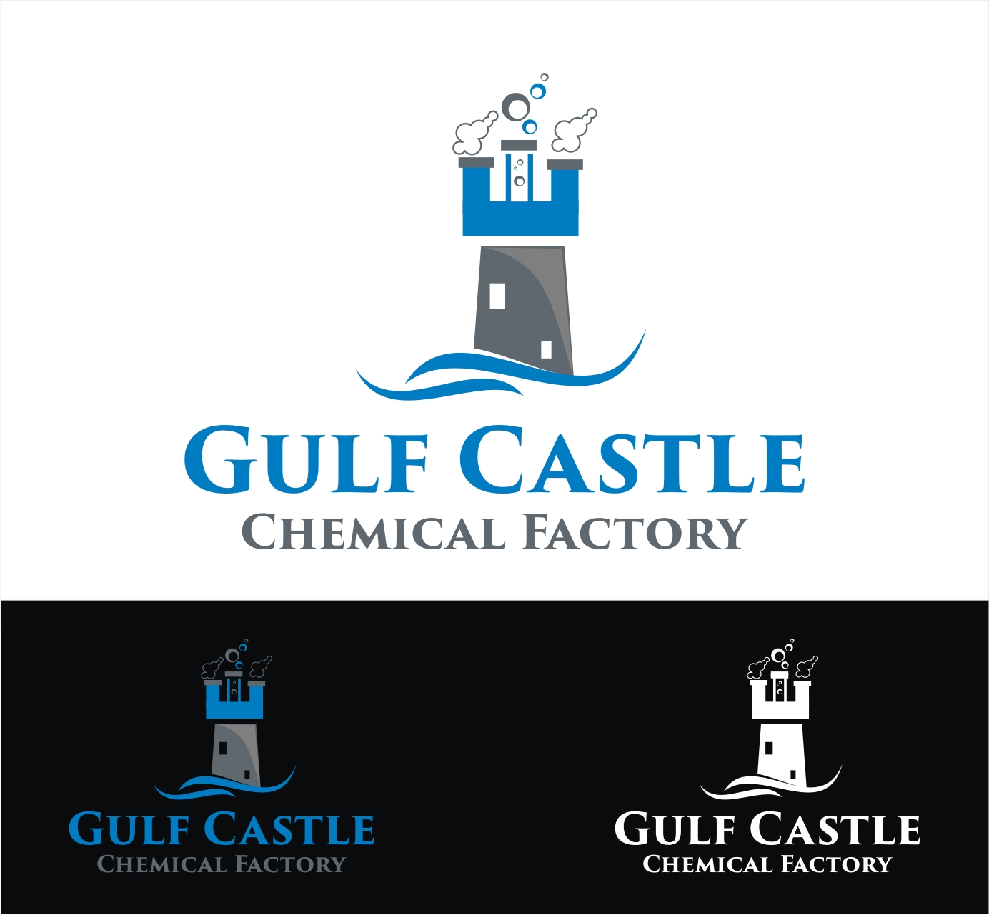 Logo Design by Soul Light for Gulf Castle Chemical company | Design #18015617