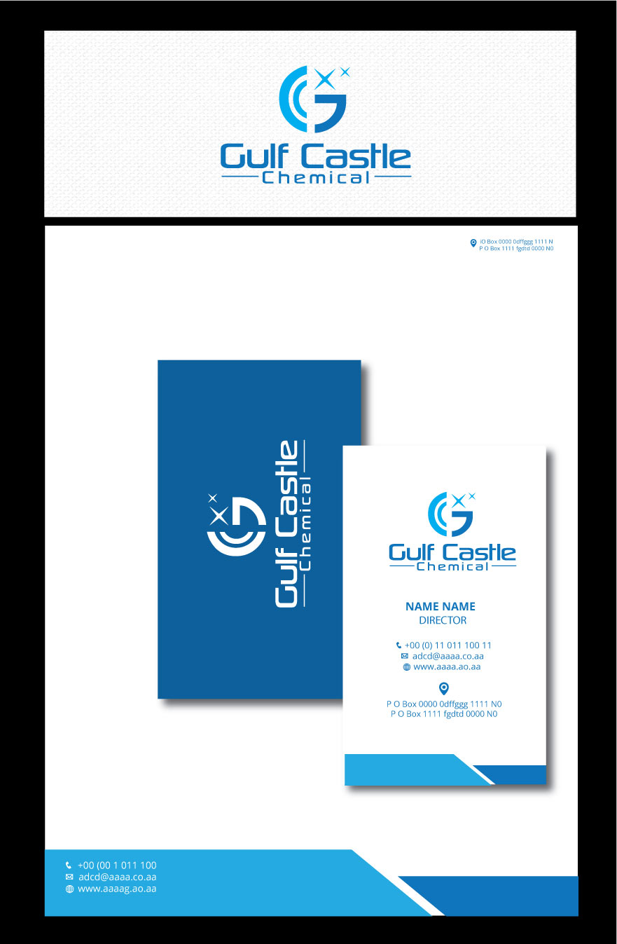 Logo Design by zebronicgraphic for Gulf Castle Chemical company | Design #18017331