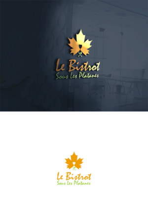 Logo Design by widodojob for le bistrot sous les platanes | Design #18017810